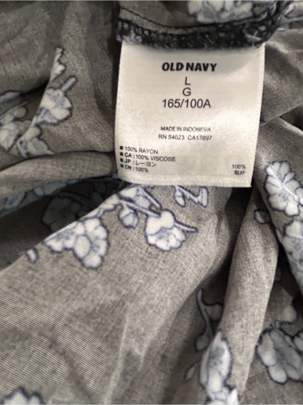 Old Navy Black White Floral Strapless Maxi Dress L Soft Girl Cottagecore Summer - Picture 6 of 6